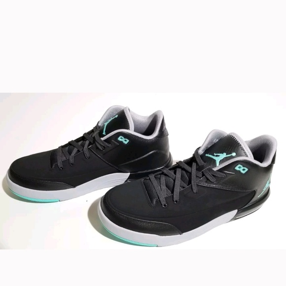 Nike Jordan Flight Origin 3 Black Hyper Turquoise - Picture 3 of 5